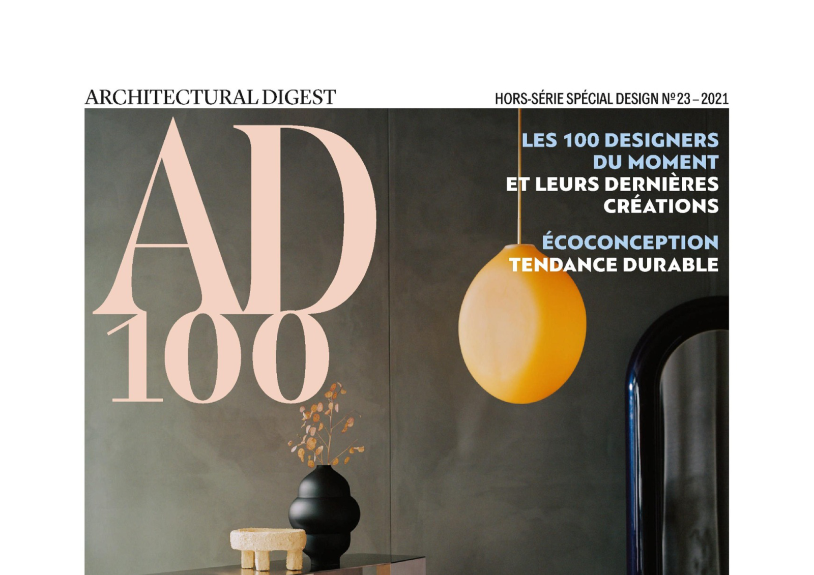 Christophe Pillet nominated as AD 100 Top Designers 2020. ENNE's unique sofa which is Avignon Sofa selected as the 
