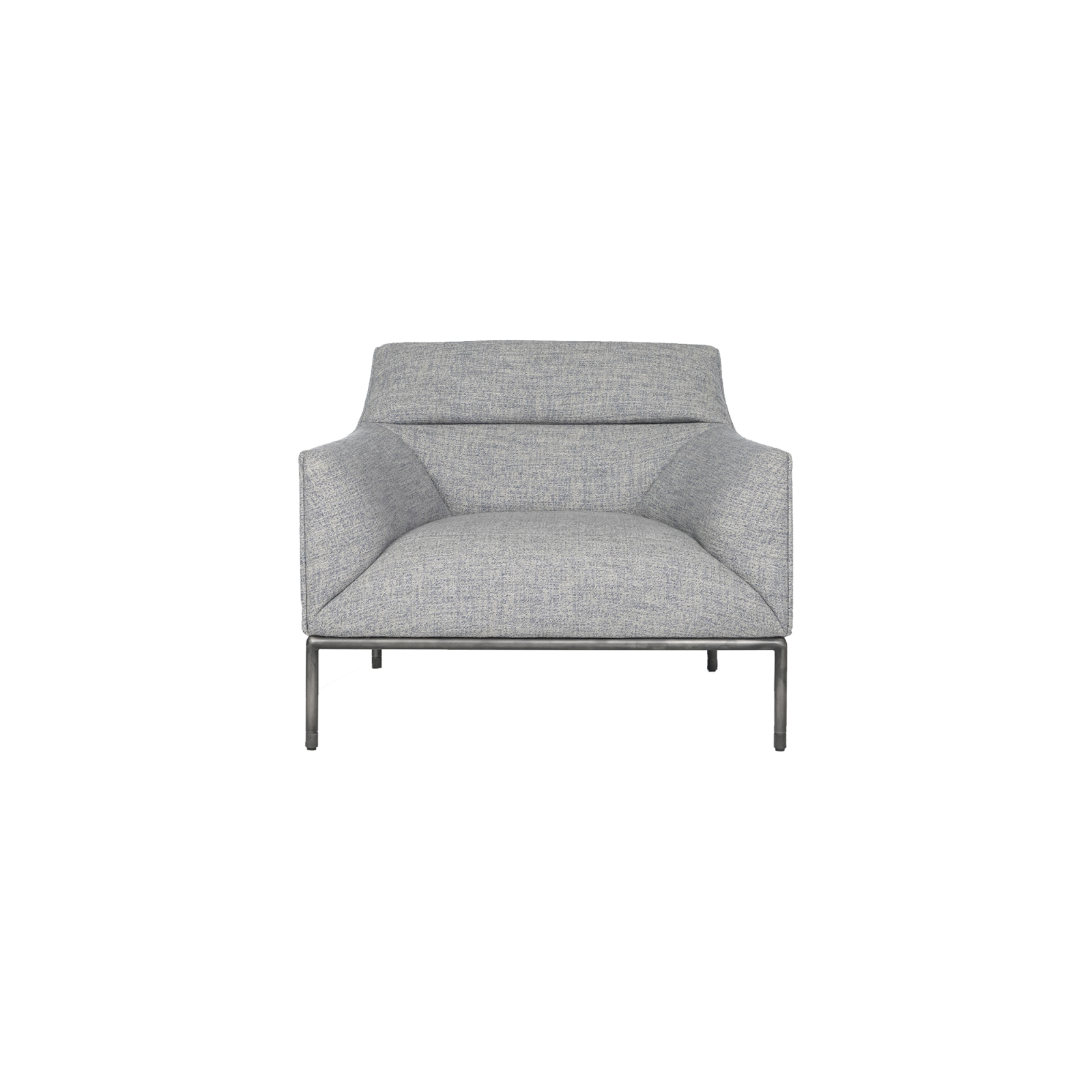 grey Curve Armchair